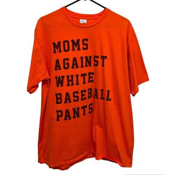 Moms Against White Baseball Pants t-shirt - Picture 1 of 1